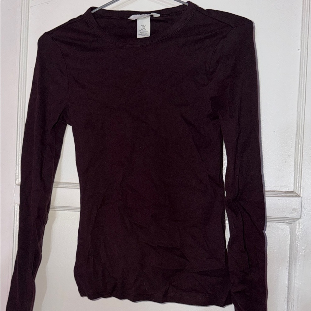 H&M Dark Long Sleeve Top